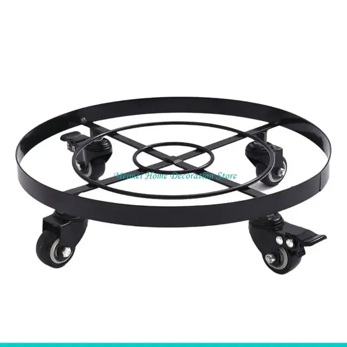 H7BF – soucoupes jardinière à roulettes à lourde, plateau à rouleaux pour le Transport sans effort p