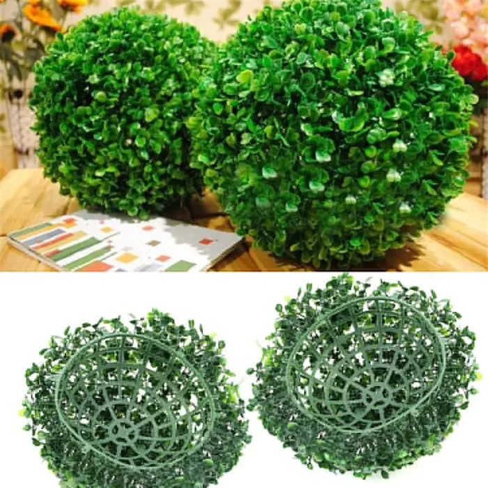 Boules décoratives en plastique pour plantes