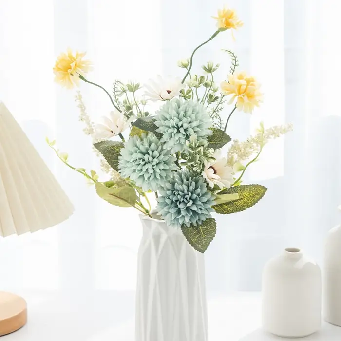Fleurs artificielles en soie