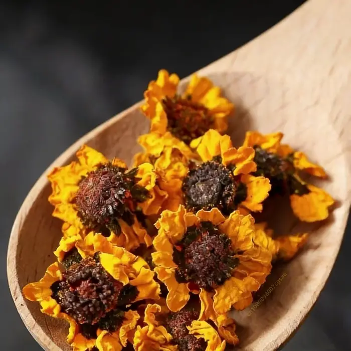 Fleurs séchées de chrysanthème de neige naturel de haute qualité | Fournitures de fabrication de bougies à savon en