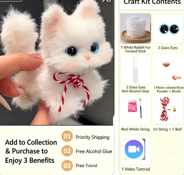 Kit de Matériaux DIY pour Bouquet de Fleurs en Chenille Douce et Moelleuse, Tiges Épaisses pour Rose
