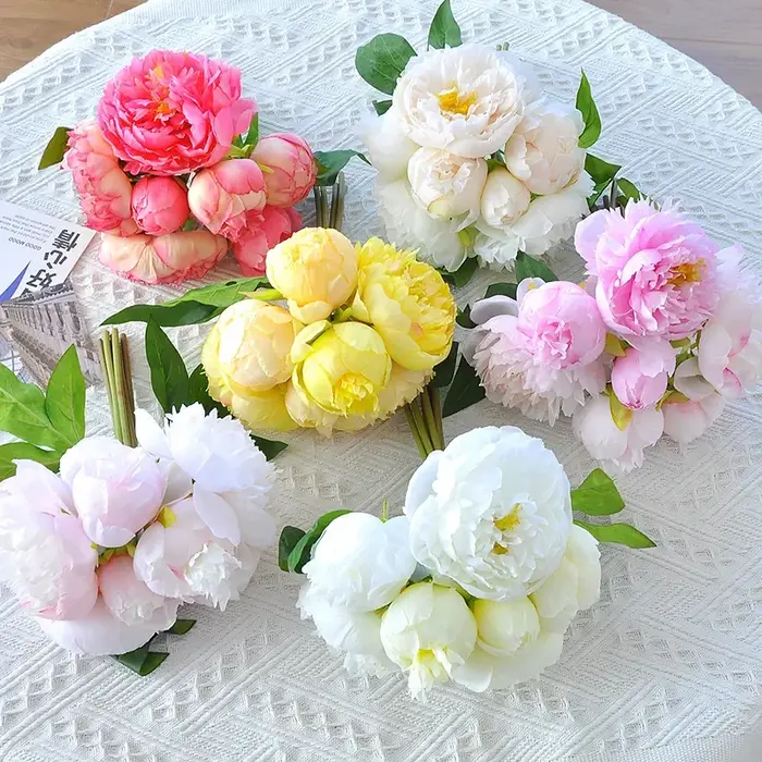 Bouquet de Pivoines Artificielles