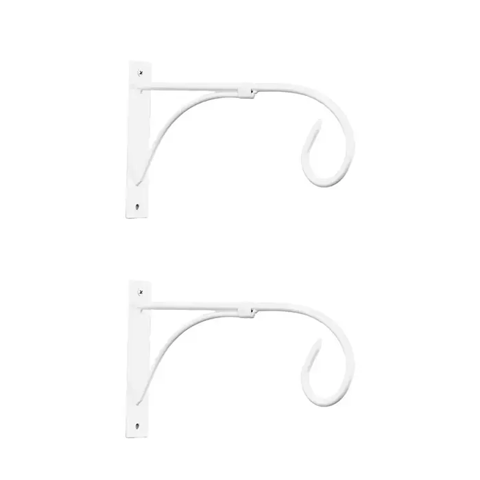 Lot de 2 crochets muraux premium pour pots de fleurs