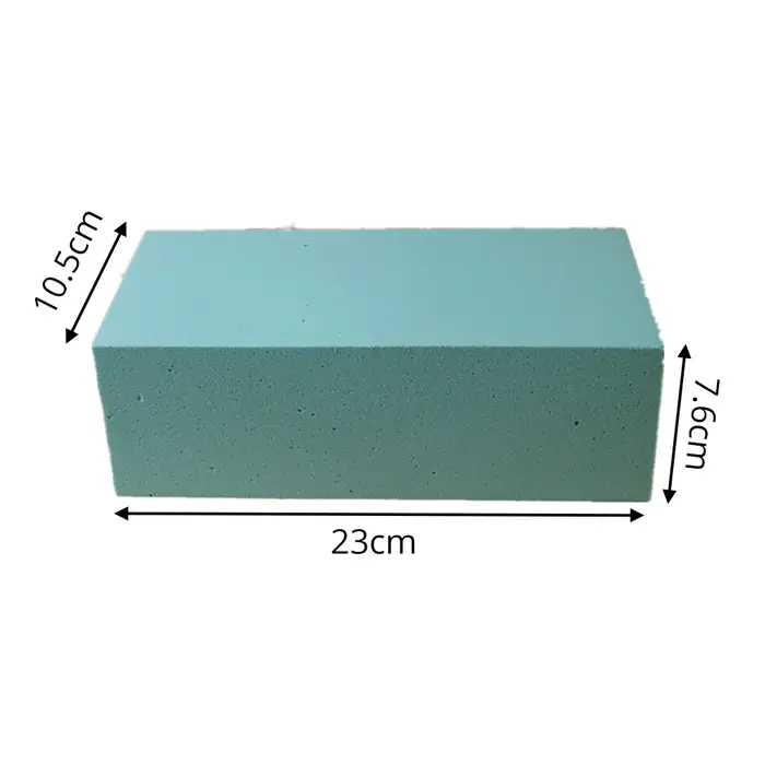 Mousse de fleurs carrée verte pour arrangements floraux