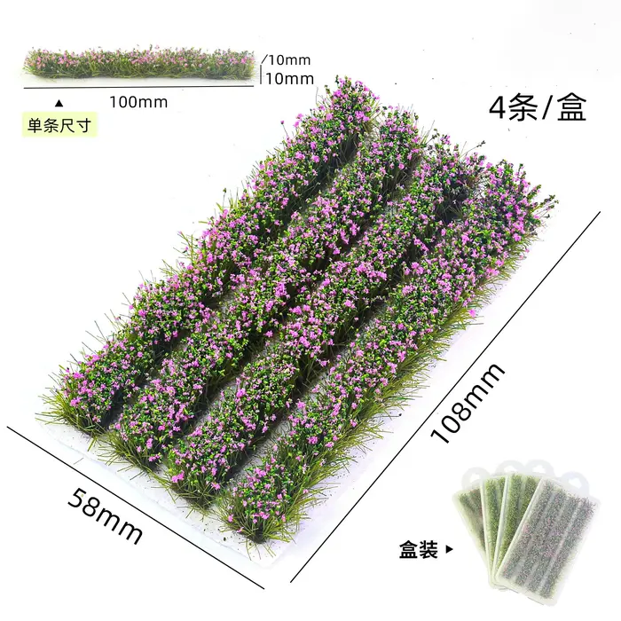 Kits de modèles de fleurs miniatures