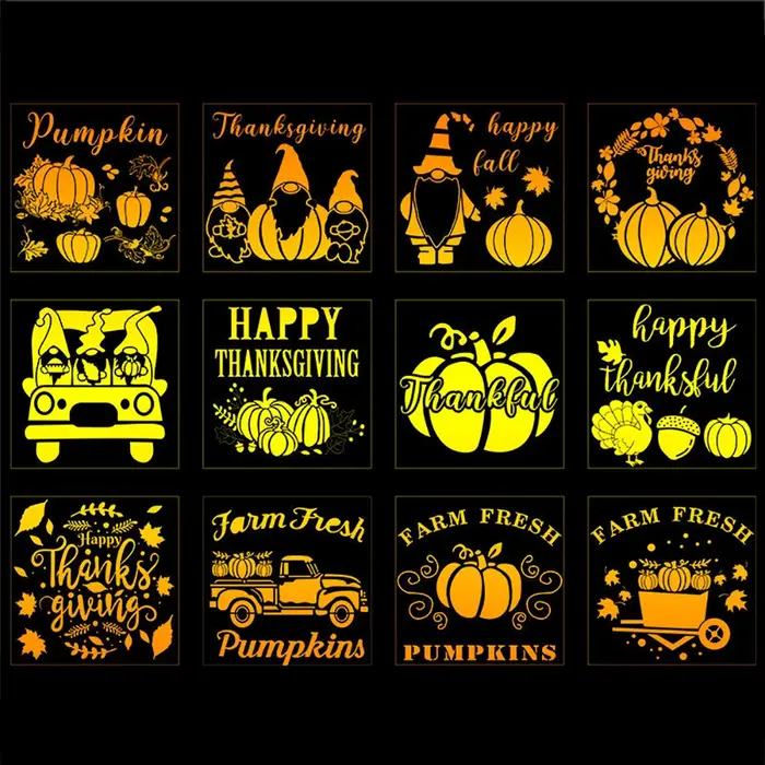 Pochoir tournesol pour Halloween
