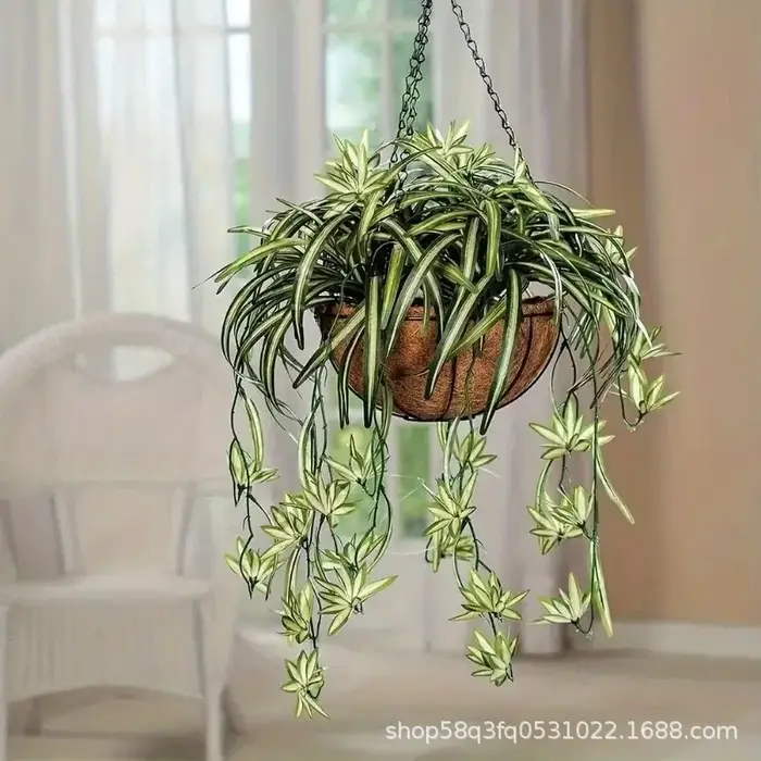 Plantes artificielles murales suspendues