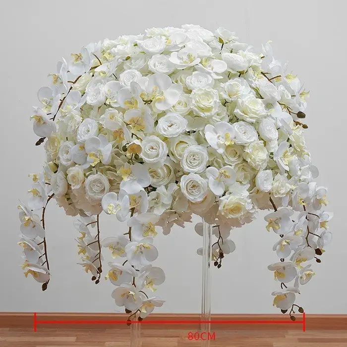 Balles de fleurs de roses d'hortensia Phalaenopsis 3D