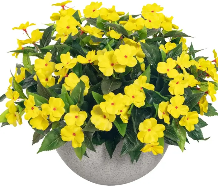 Bouquet de fleurs artificielles Imens Ten, fleurs injFaux pour jardinières extérieures et intérieure