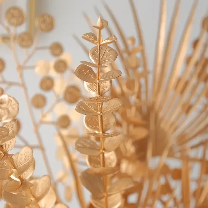 Feuille de Ginkgo dorée artificielle