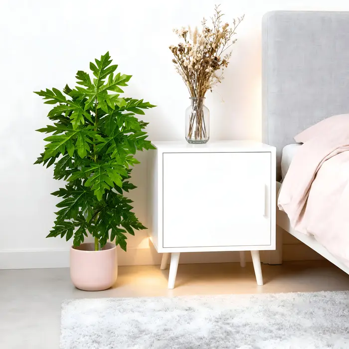 1 pièce Grande plante artificielle réaliste de la famille Rosacée
