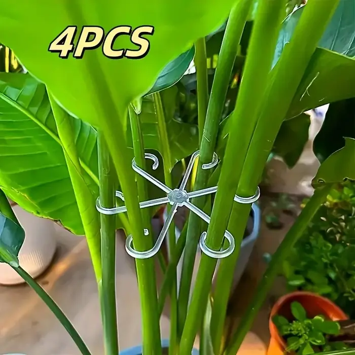 Ensemble de 4 clips de support de tige de plante