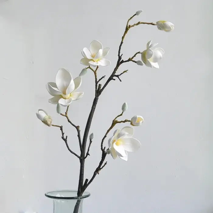 Fleurs artificielles de 95CM de style Zen chinois pour la décoration de la maison et du mariage