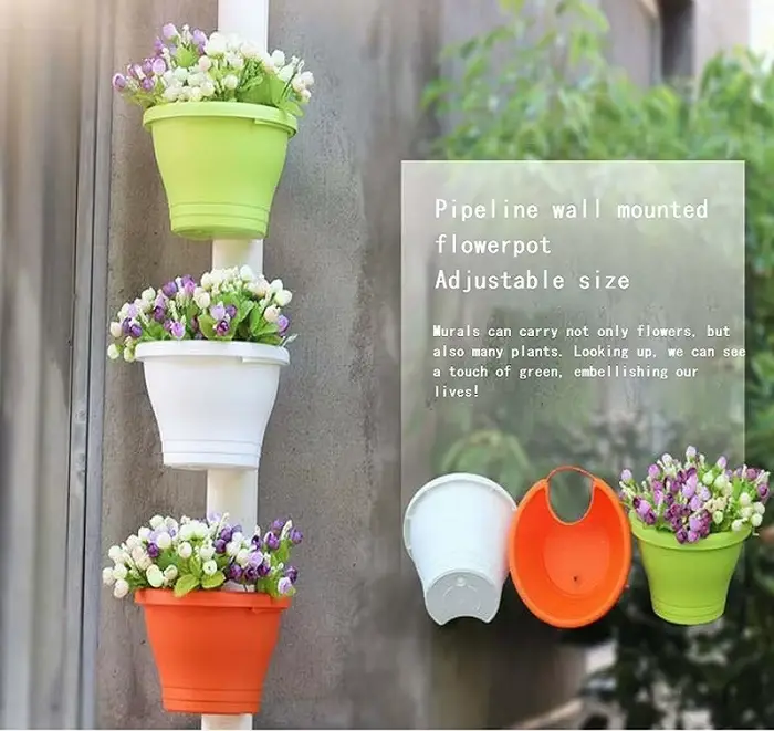 Pot de fleur suspendu, panier créatif