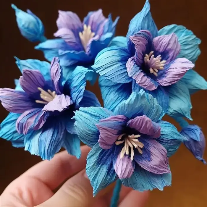 Papier pansement froissé pour emballage de fleurs