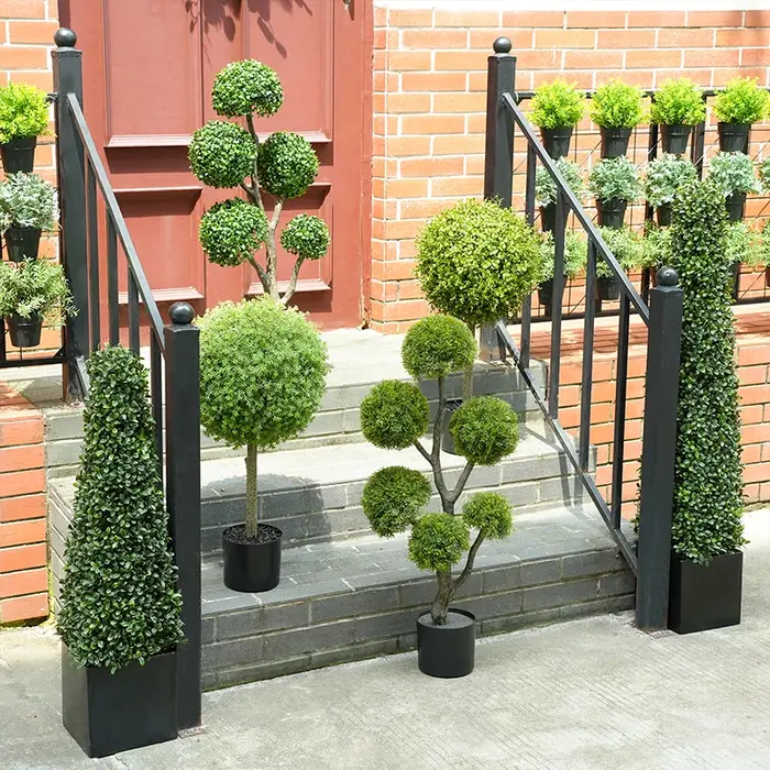 Plantes vertes en pot de cuir chevelu Milan Él