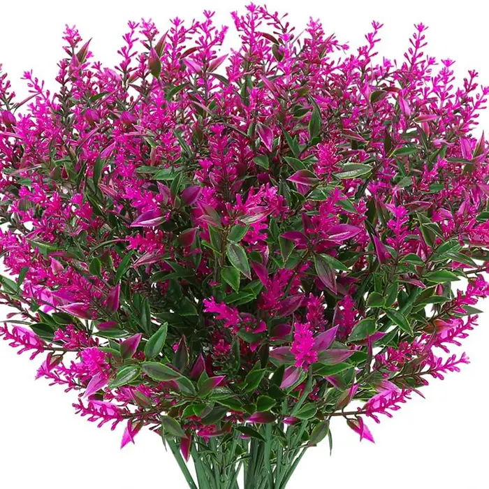 Fleurs artificielles en plastique lavande faux plantes herbe mariage maison jardin décoration bricolage photographie