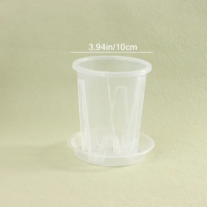 Pot de plantes écologique Transparent épaissi, jardinière de fleurs respirante, grand Pot de fleur p