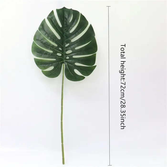 Feuilles artificielles de dos de tortue en latex