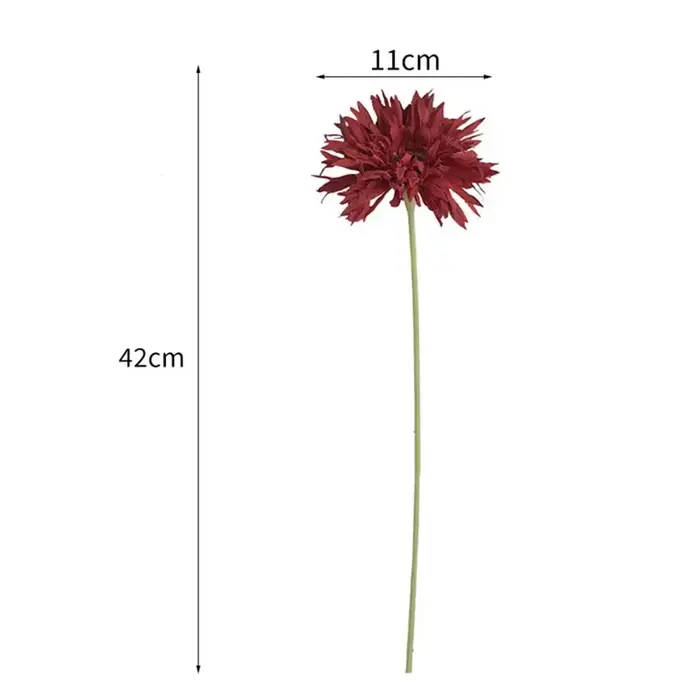 10 Bouquets de fleurs artificielles en soie Gerbera