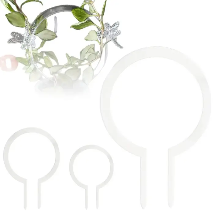 1 pièces petite plante transparente treillis en plastique