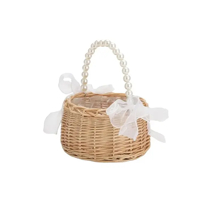 Panier de fleurs en bois pour mariage, Design Simple, léger et à la mode pour le rangement et la décoration de bouquets