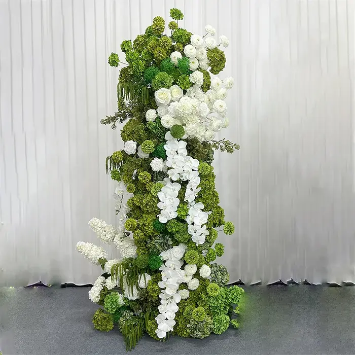 Fleurs artificielles de luxe en panneau KT