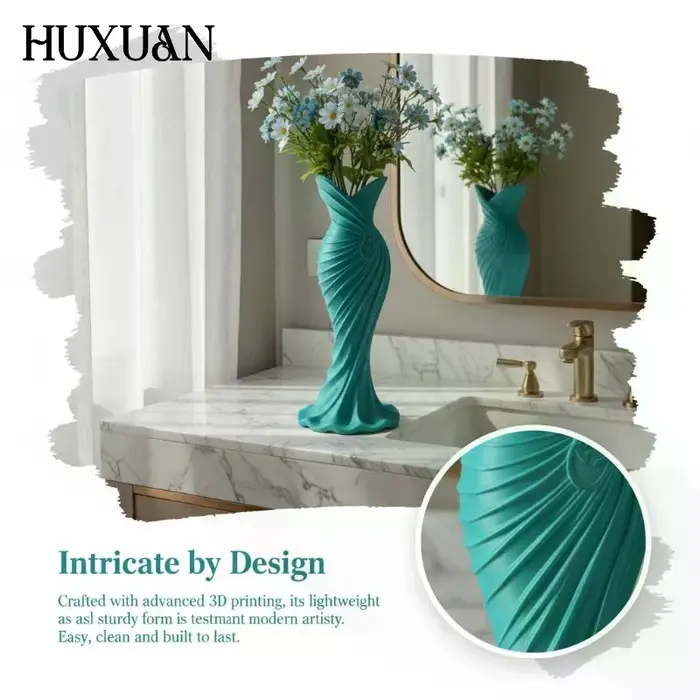Vase en plastique élégant en forme de robe