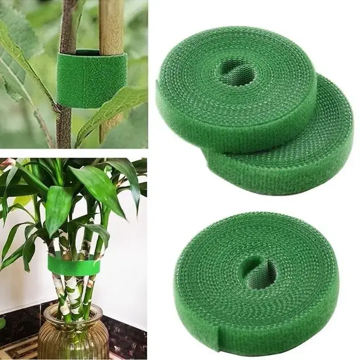 Attaches Réutilisables pour Plantes Grimpantes de 10 m – Sangles en Nylon pour Soutien de Tomates et
