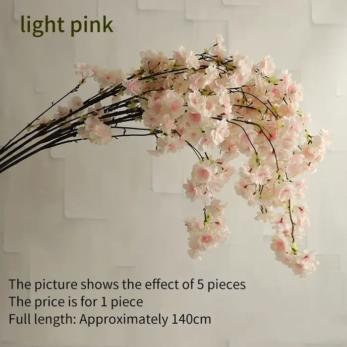 Branche de fleur de cerisier artificielle