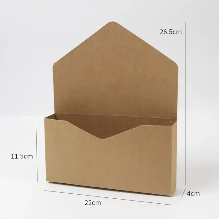 Lot de 5 boîtes élégantes faites à la main pour fleurs