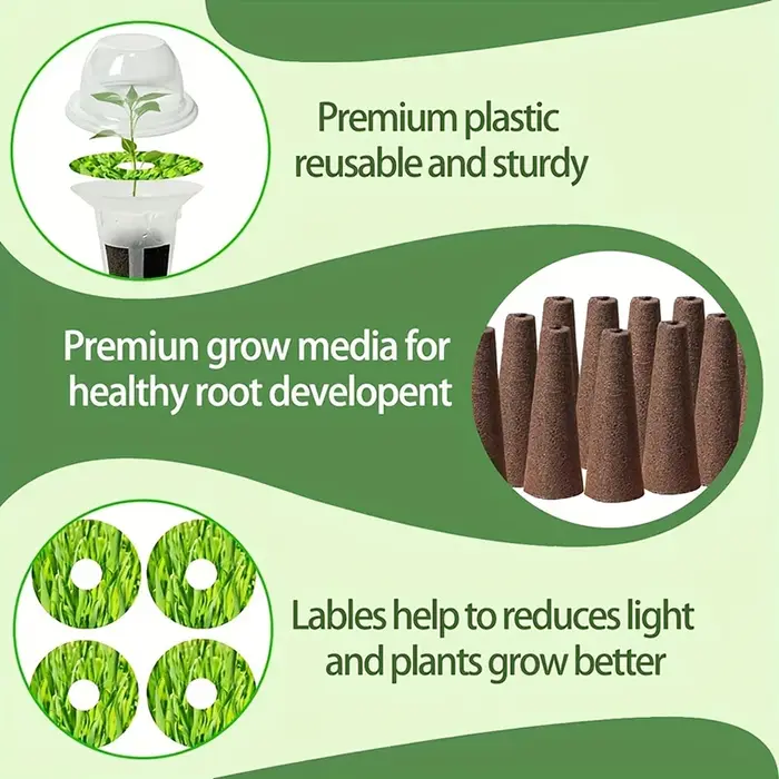 Revitalisez votre jardin hydroponique ! 67 capsules de semences universelles, recharge facile pour A