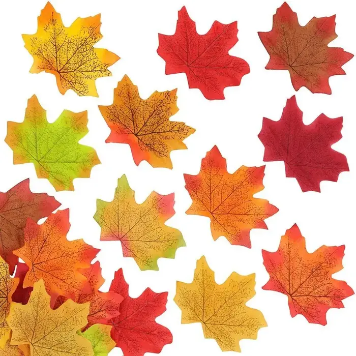 Feuilles d'érable artificielles faites à la main