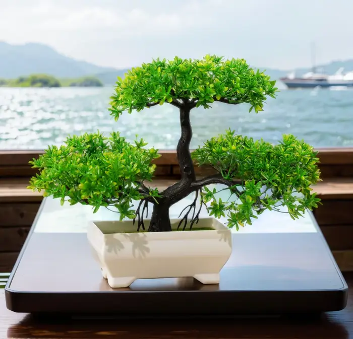 Plantes Artificielles Bonsaï en Pot