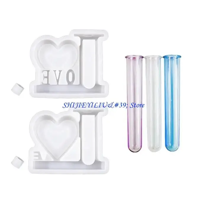 E21f Love Flower Vase Hydroponic Plant Propagation Station Moule silicone