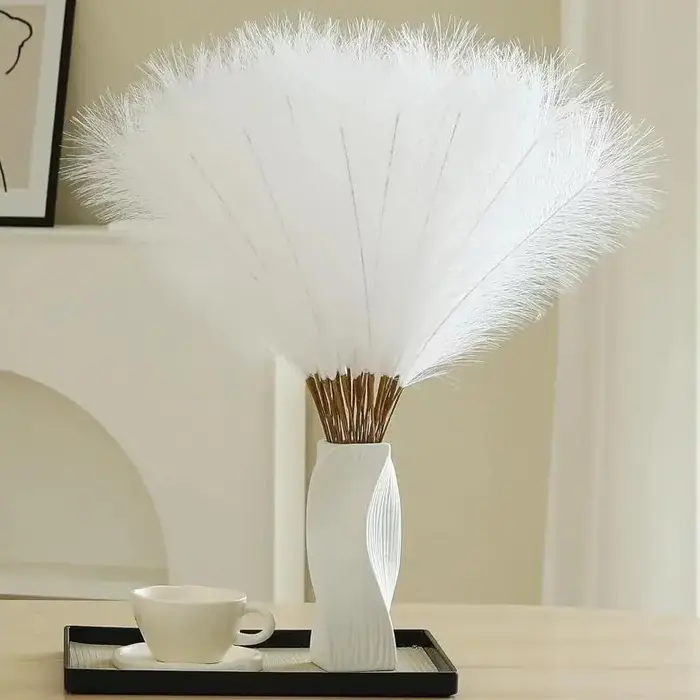 Décor d'herbe de Pampas artificielle