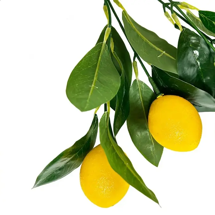 Branches de citrons artificiels 35x20cm