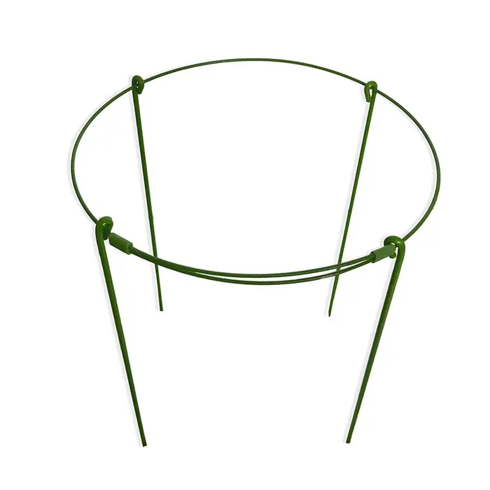 Support de culture de plantes de jardin en métal, anneau de piquet pour pivoine, treillis herbacé, S