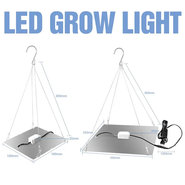 LED plante d'intérieur lumière spectre complet LED panneau de culture Phyto lampe