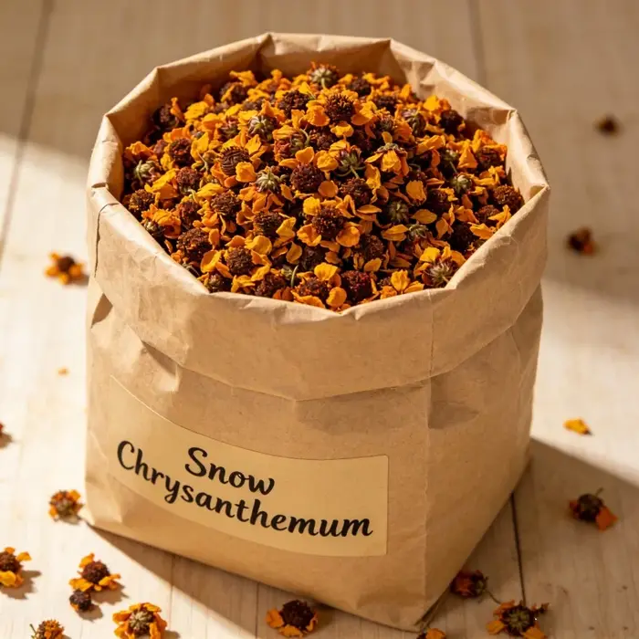 Boutons de chrysanthème de neige sèche naturelle | Fabrication de bougies à savon | Mélanger une décoration de maison