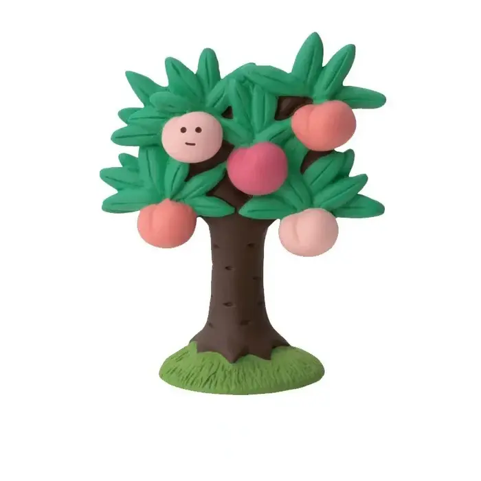 Ornements de jardin de fruits pêche créative maison bricolage Figurines jouets à la mode objets de collection artisanat