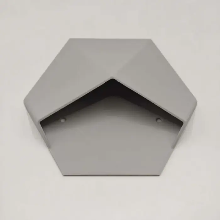 Pot de fleurs hexagonal géométrique de style moderne, pot mural imprimé en 3D, jardinière suspendue 