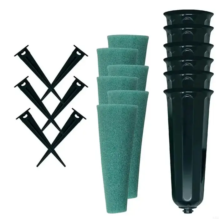 2PCS Vases cimetière extérieur pour fleurs