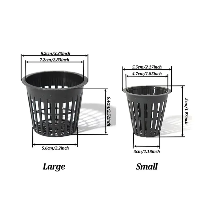 Lot de 20 paniers de culture pour jardin avec filet