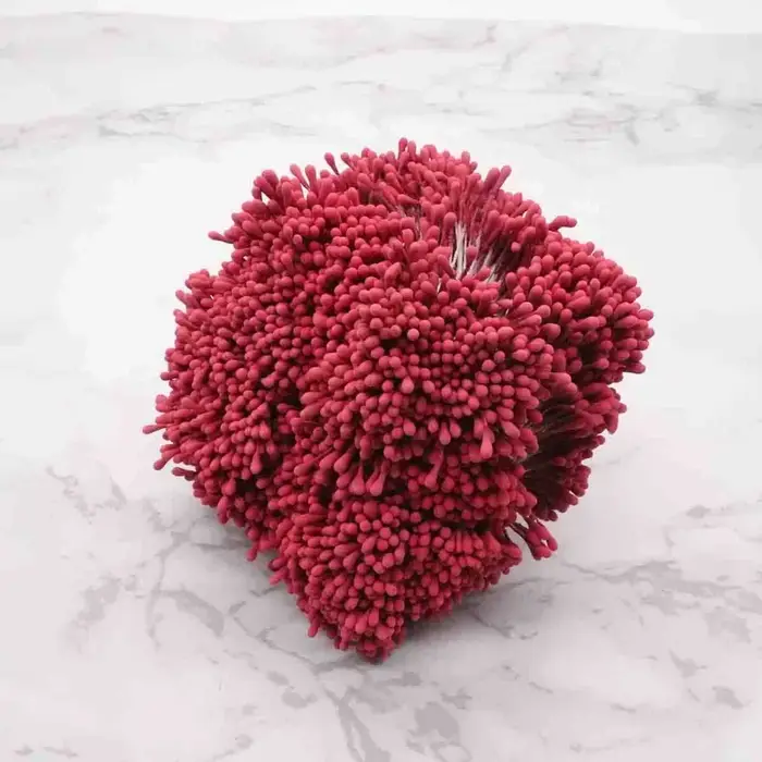 Mini étamine de fleurs artificielles faites à la main