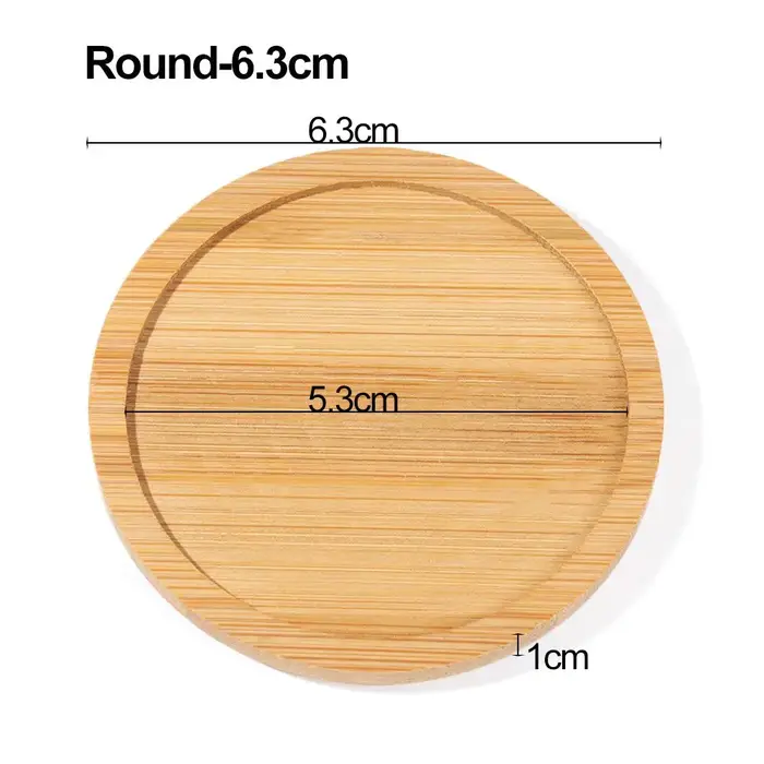 Pot de Fleurs Simple en Bois de Bambou