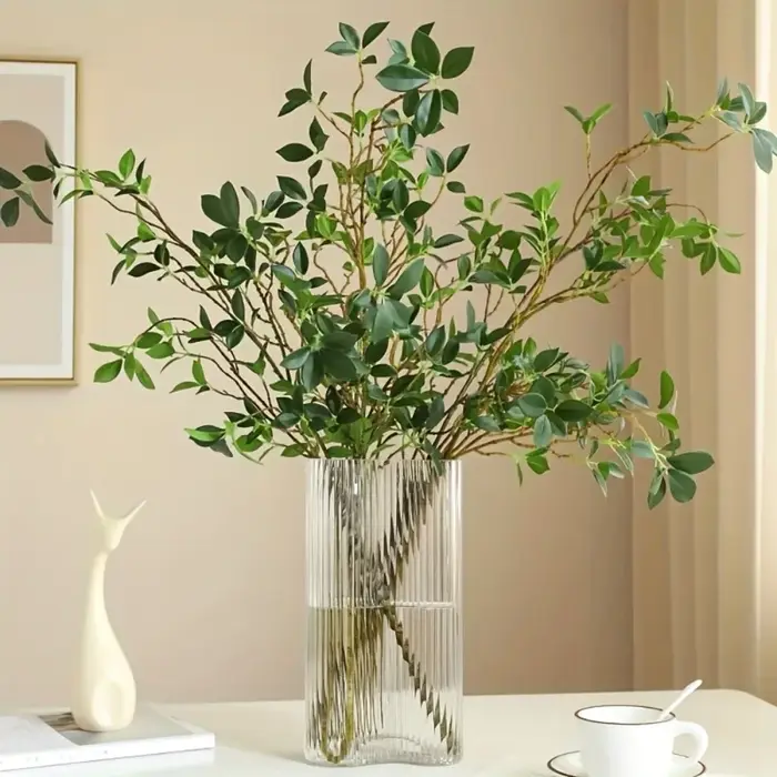 Lot de 3 feuilles de Ficus artificielles de 73 cm