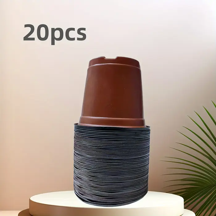 Paquet de 50 Pots de pépinière de style américain – Conteneurs polyvalents pour semis intérieurs/extérieurs