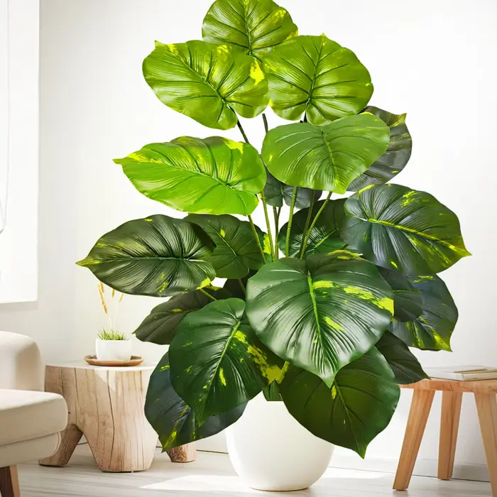 Feuille de philodendron artificielle