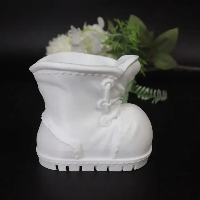 Pot de fleurs en forme de botte, jardinière pour rebord de fenêtre, bureau, bibliothèque, maison
